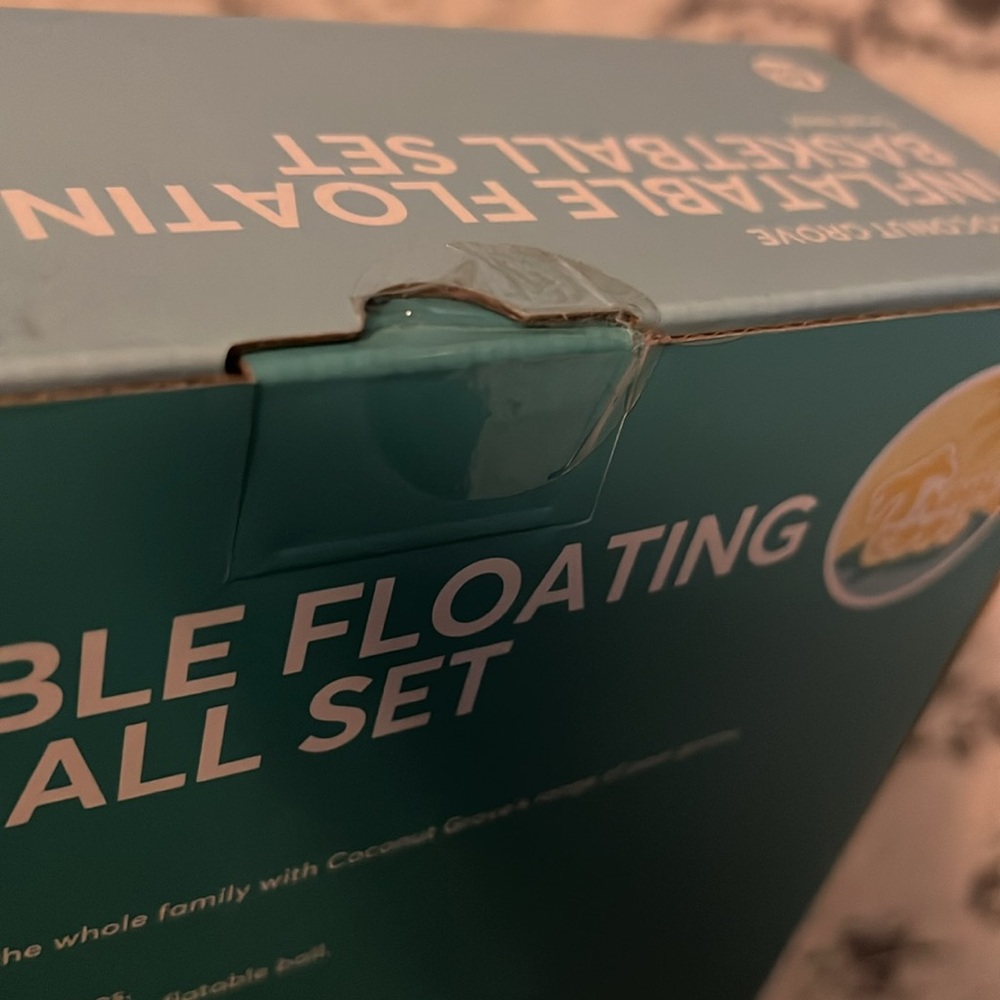 New in box! Inflatable Floating Basketball Set. - Picture 3 of 4